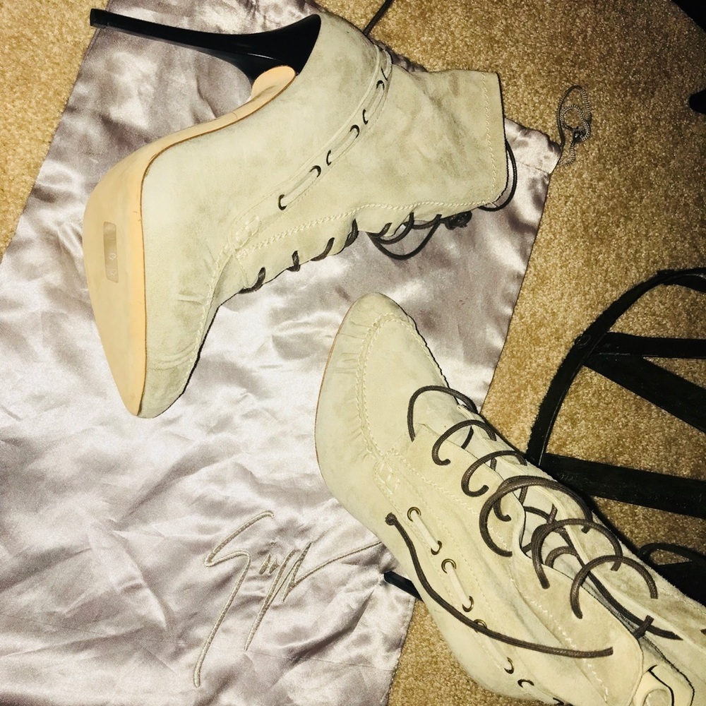 Guiseppe Zanotti lace-up ankle boots